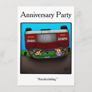 Grappige uitnodiging voor een 50-jarig jubileumfee