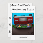 Grappige uitnodiging voor een 50e verjaardagsfeest (Voorkant / Achterkant)