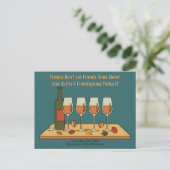 Grappige uitnodiging voor Friendsgiving-potluck me (Staand voorkant)