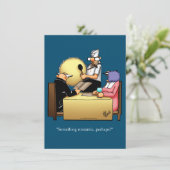 Grappige uitnodigingen voor een huwelijkse verjaar (Staand voorkant)