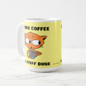 Grappige Uitspraak Kat Koffiemok (Voorkant links)
