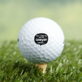 Grappige uitspraak van een advocaat - rechtenstude golfballen (Insitu Shirt)