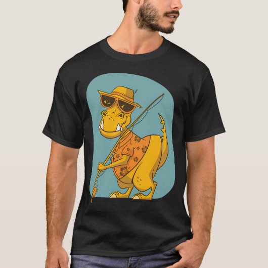 Grappige uitspraak voor vissers t-shirt (Voorkant)