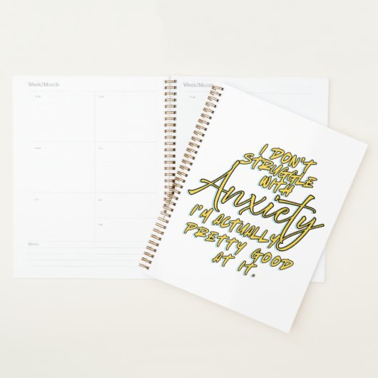 GRAPPIGE UITSPRAKEN OVER ANGST PLANNER (Display)
