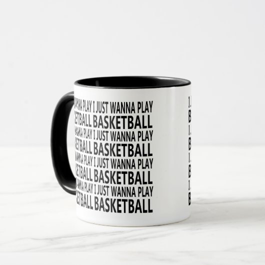 Grappige uitspraken over basketbalspeler mok (Voorkant links)