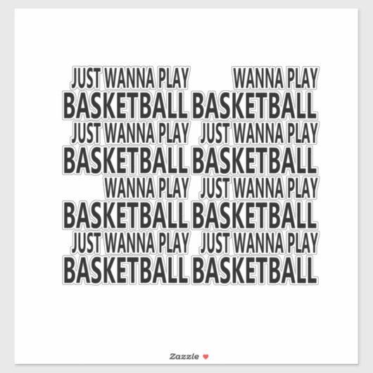 Grappige uitspraken over basketbalspeler sticker (Vel)