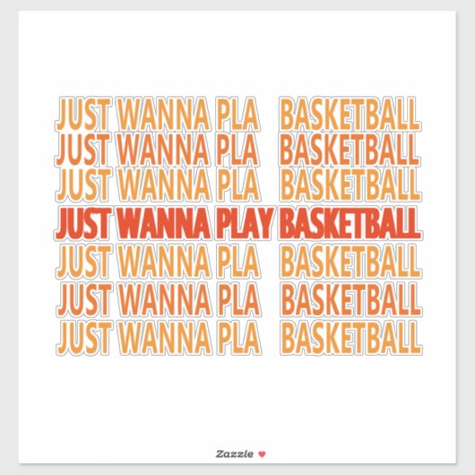 Grappige uitspraken over basketbalspeler sticker (Vel)