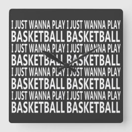 Grappige uitspraken over basketbalspeler vierkante klok