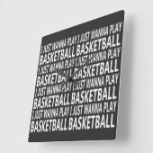 Grappige uitspraken over basketbalspeler vierkante klok (Hoek)