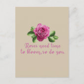 Grappige uitspraken over rozen en liefde feestdagenkaart (Voorkant)