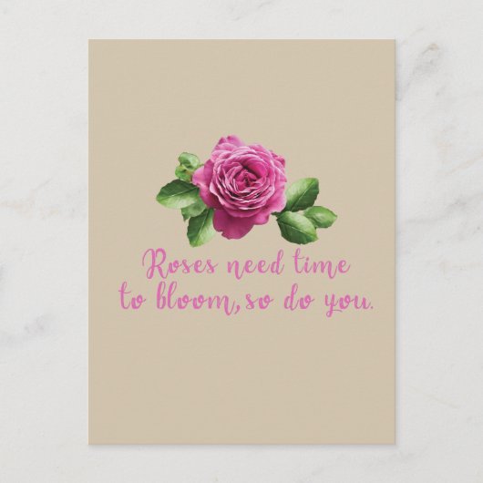 Grappige uitspraken over rozen en liefde feestdagenkaart (Voorkant)