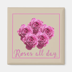 Grappige uitspraken over rozen en liefde magneet