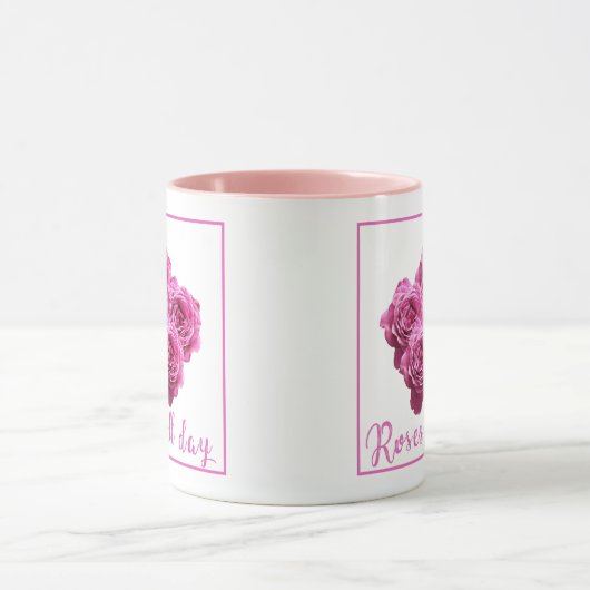 Grappige uitspraken over rozen en liefde mok (Midden)