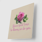 Grappige uitspraken over rozen en liefde vierkante klok (Hoek)