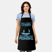 Grappige uitspraken over vissen schort (Gedragen)