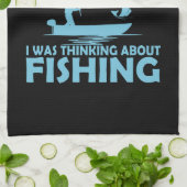 Grappige uitspraken over vissen theedoek (Gevouwen)