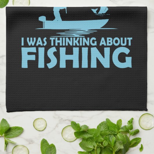 Grappige uitspraken over vissen theedoek (Gevouwen)