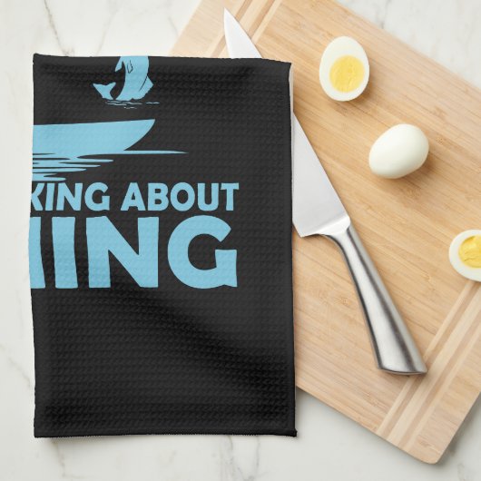 Grappige uitspraken over vissen theedoek (Quarter Fold)