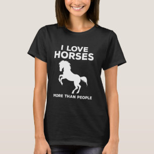 Grappige uitspraken van ruiters paarden Ik hou van T-shirt
