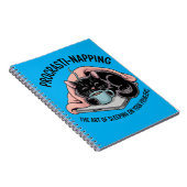 Grappige uitstelgedrag dutje kat notitieboek (Rechterzijde)