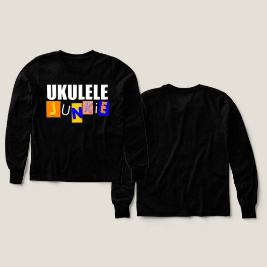 Grappige Ukulele (Voorkant /achterkant)