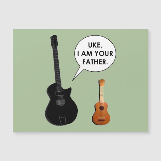 Grappige Ukulele Ansichtkaart (Voorkant)