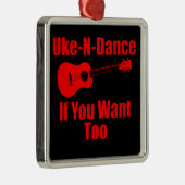 grappige ukulele metalen ornament (Rechts)