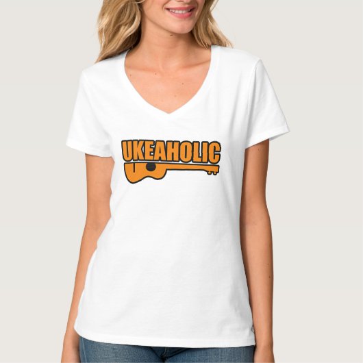 Grappige Ukulele T-shirt (Voorkant)