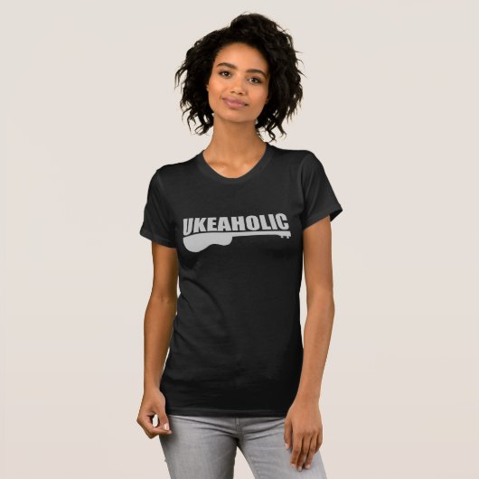 grappige ukulele t-shirt (Voorkant volledig)