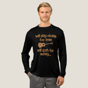 Grappige Ukulele Tri-Blend Shirt