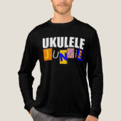 Grappige Ukulele Tri-Blend Shirt (Voorkant volledig)