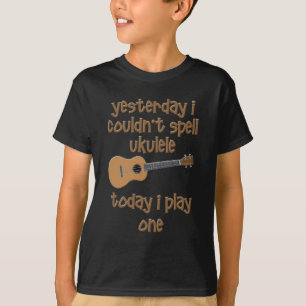 grappige ukulele uke t-shirt