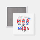 Grappige Ultra Mega Squad Gnomes 4 juli Ultra Me Magneet (Voorkant / Achterkant)