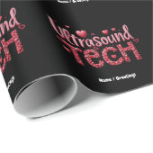 Grappige Ultrasound Tech Valentijnsdag Ideeën Cadeaupapier (Rol Hoek)