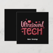 Grappige Ultrasound Tech Valentijnsdag Ideeën Kaart (Voorkant / Achterkant)