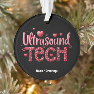 Grappige Ultrasound Tech Valentijnsdag Ideeën Ornament