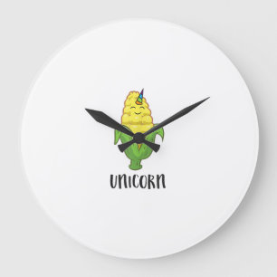 Grappige Uni Corn Eenhoorn Corn Liefhebbers Corn B Grote Klok