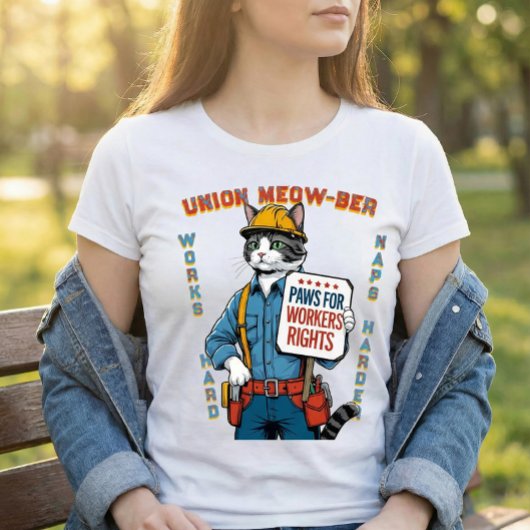 Grappige Unie Kat T-shirt