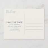 Grappige unieke bruiloft Save the Date Aankondigingskaart (Achterkant)