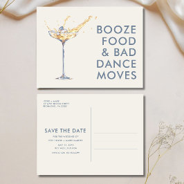 Grappige unieke bruiloft Save the Date Aankondigingskaart