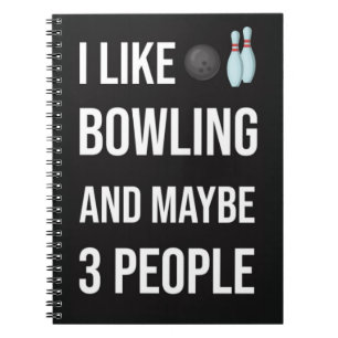 Grappige unieke cadeaus voor bowlers bowlen sport notitieboek
