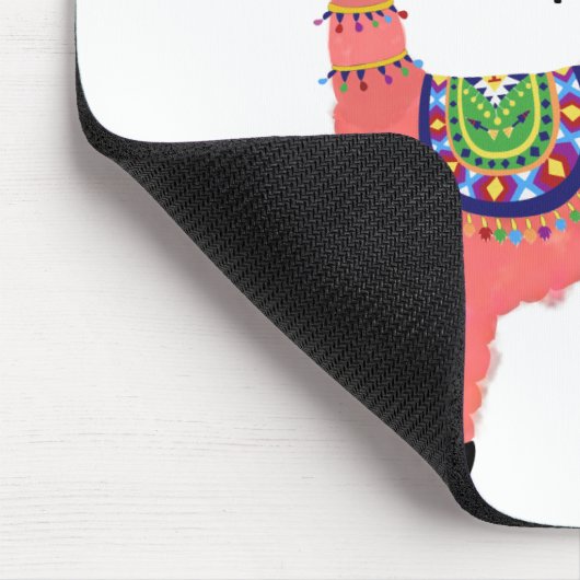 Grappige Unifllama: Eenhoorn-Flamingo-lama Mythisc Muismat (Hoek)