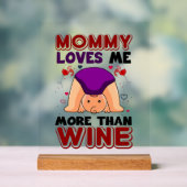 Grappige unisex baby kwekerij mama liefde acryl bord (Neutraal)
