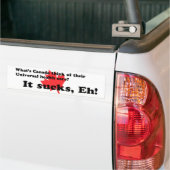 Grappige Universele Zorg Canada Bumpersticker (Op Truck)