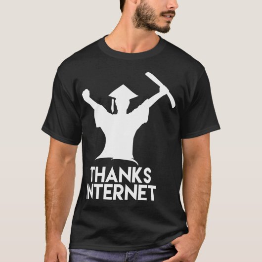 Grappige universitaire master bachelor diploma fee t-shirt (Voorkant)