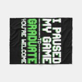 Grappige universiteit- of middelbare schoolgamer a fleece deken (Voorkant (Horizontaal))