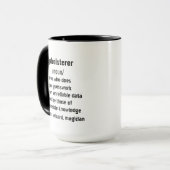 grappige Upholsterer Definitie geschenken voor man Mok (Voorkant links)