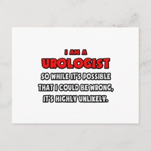 Grappige uroloog.. Zeer onwaarschijnlijk Briefkaart