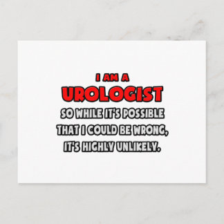 Grappige uroloog.. Zeer onwaarschijnlijk Briefkaart
