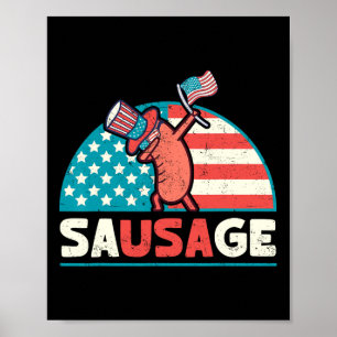 Grappige Usa Worst Patriottische 4e Juli Poster